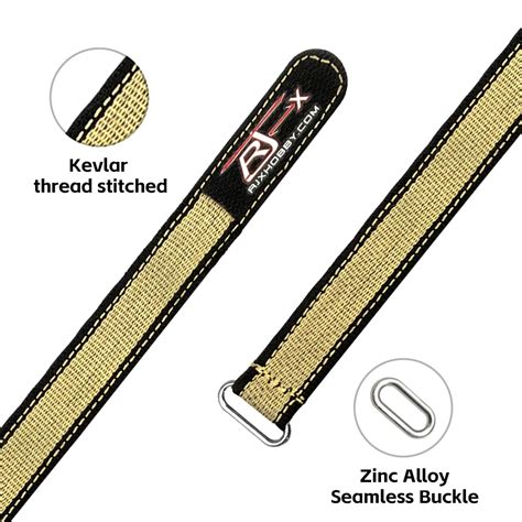 Rjxhobby 2pcs Zinc Alloy Seamless Buckle Kevlar Battery Strapwidth