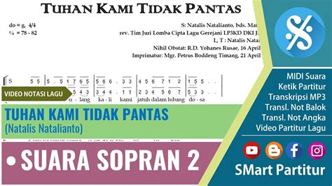 Tuhan Kami Tidak Pantas Suara Sopran Panduan Latihan Youtube