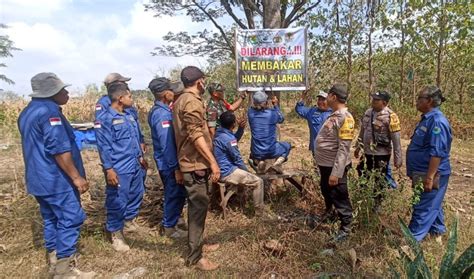 Pasang Himbauan Larangan Cegah Kebakaran Hutan Dan Lahan