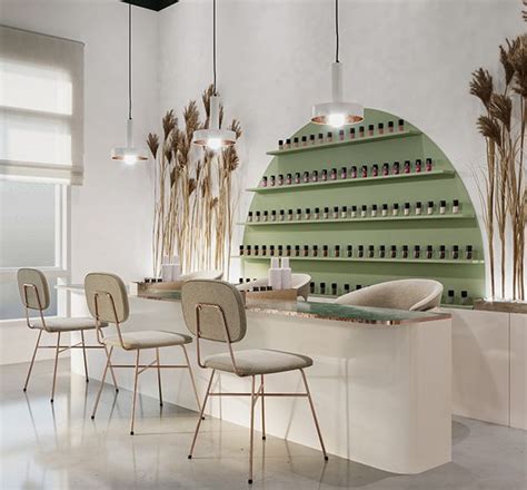 pedicure  manicure spa  behance salon interior design hair
