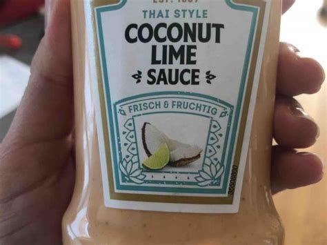 Fotos Und Bilder Von Saucen Dressing Heinz Coconut Lime Heinz Fddb