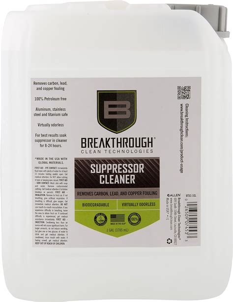 Amazon Breakthrough Clean Suppressor Cleaner Heavy Carbon And