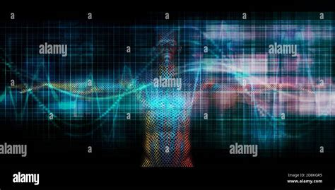 Healthcare Technology With A Human Body Scan Concept Stock Photo Alamy