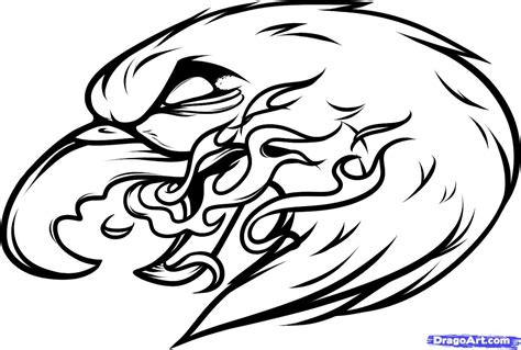 How to Draw an Eagle Tattoo, Eagle Tattoo, Step by Step, Tattoos ...