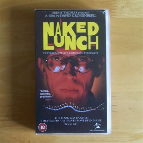 NAKED LUNCH 1991 David Cronenberg VHS Video FIRST INDEPENDENT UK PAL 8 98 PicClick UK