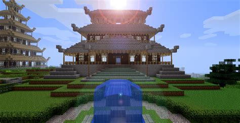 Chinese Temple Pagoda Minecraft Project