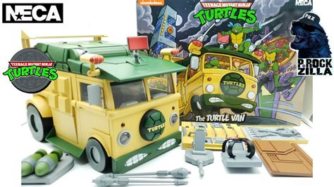 Neca Cartoon Turtle Van Tmnt Unboxing Review Youtube