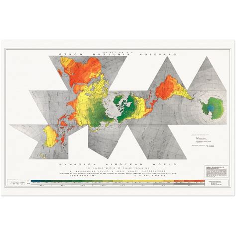 Dymaxion Map – Archival Matte Paper Poster – Buckminster Fuller Institute