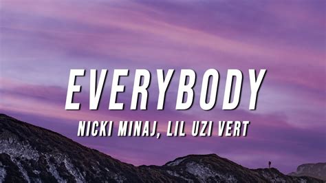 Nicki Minaj Everybody Lyrics Ft Lil Uzi Vert YouTube