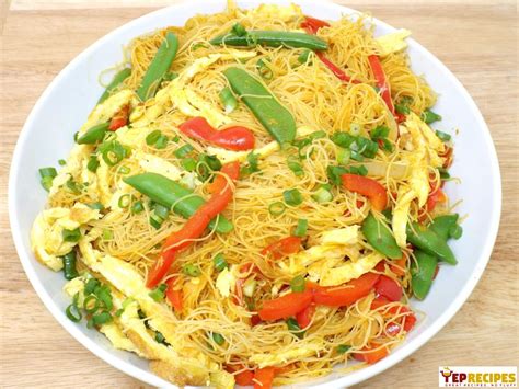 Vegetable Singapore Style Noodles