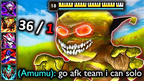 Amumu Is The Strongest Champion In Season Easy V Youtube