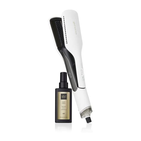 ghd Duet Style ? 2-in-1 Flat Iron Hair Straightener + Hair Dryer, Hot Air Styler to Transform ...