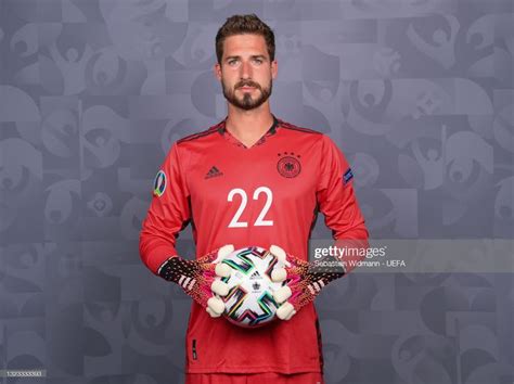 Kevin Trapp of Germany poses during the official UEFA Euro 2020 media ...