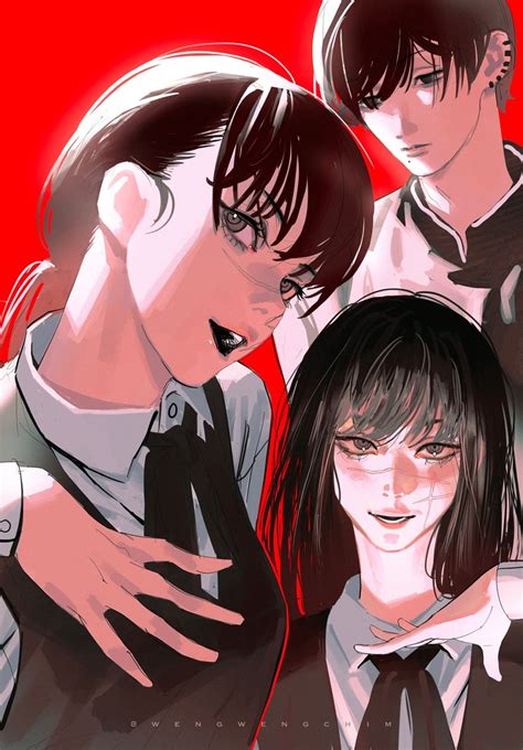 Mitaka Asa Yoru War Devil And Yoshida Hirofumi Chainsaw Man Drawn