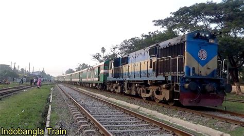 Dhaka To Khulna Sundarban Express Smoothly Entering Jashore Junction