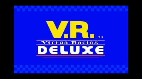 Sega X Longplay Virtua Racing Deluxe Us Youtube