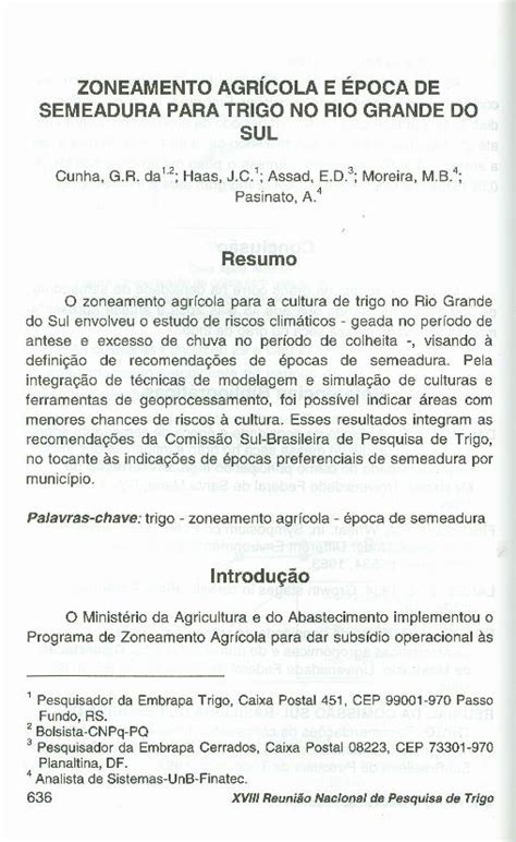 PDF ZONEAMENTO AGRíCOLA EÉPOCA DE SEMEADURA PARATRIGO DOKUMEN TIPS