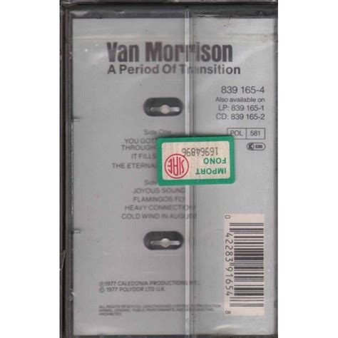 Van Morrison Mc7 A Period Of Transition Nuova Sigillata 0042283916548