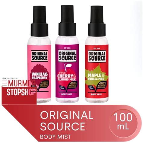 Jual Original Source Body Mist Vanilla Raspberry Cherry Almond Mapple