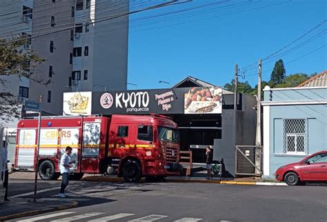 Princípio de incêndio atinge restaurante em Taquara Rádio Taquara FM