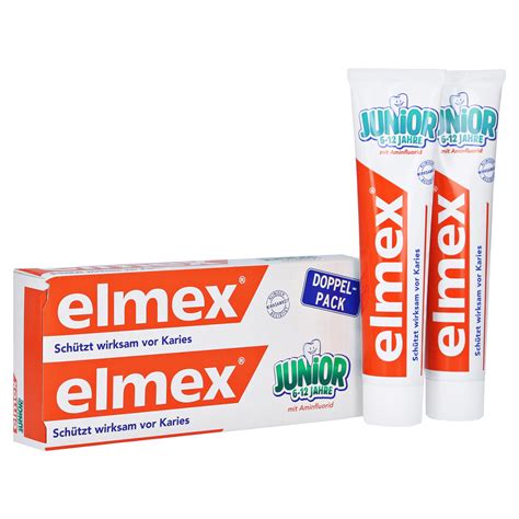 ELMEX Junior Zahnpasta Doppelpack 2x75 Milliliter Medpex