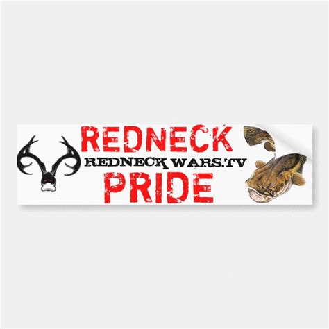 Redneck Pride 2 Bumper Sticker Zazzle