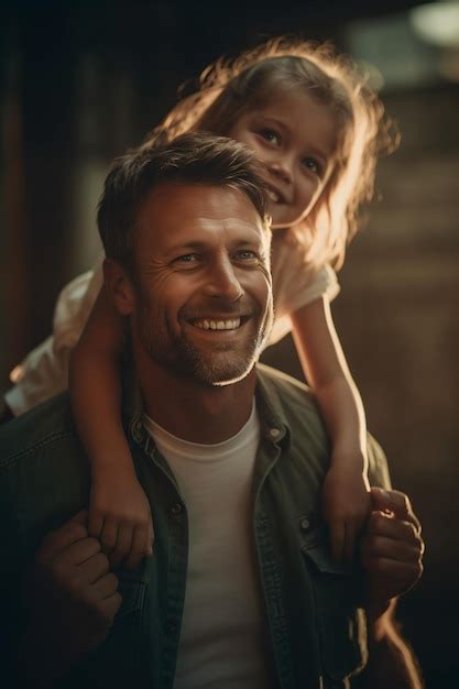 Premium Ai Image Father Hugging His Daughter In Father Day Made With