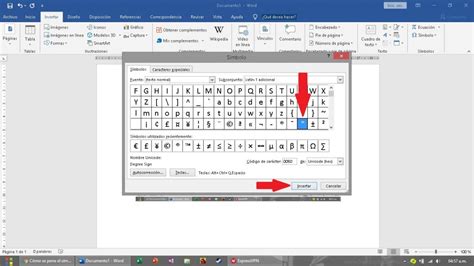 Insertar El S Mbolo Del Grado En Microsoft Word Tecnoguia