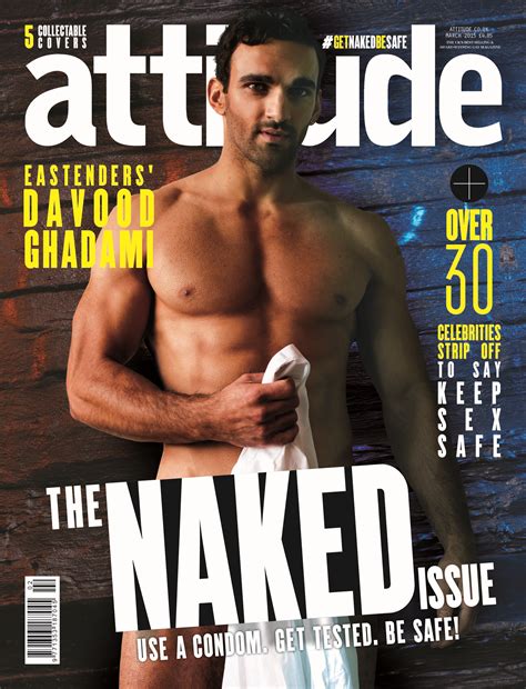 Eastenders Davood Ghadami Strips Off For The Attitude Naked Issue