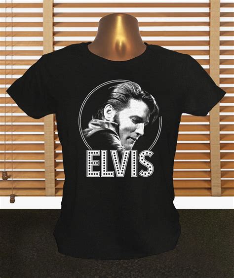 Elvis Presley 1968 Comeback Special Retro Womens Elvis Presley T