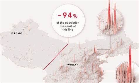 China's Population Density is Visualized With This 3D Map