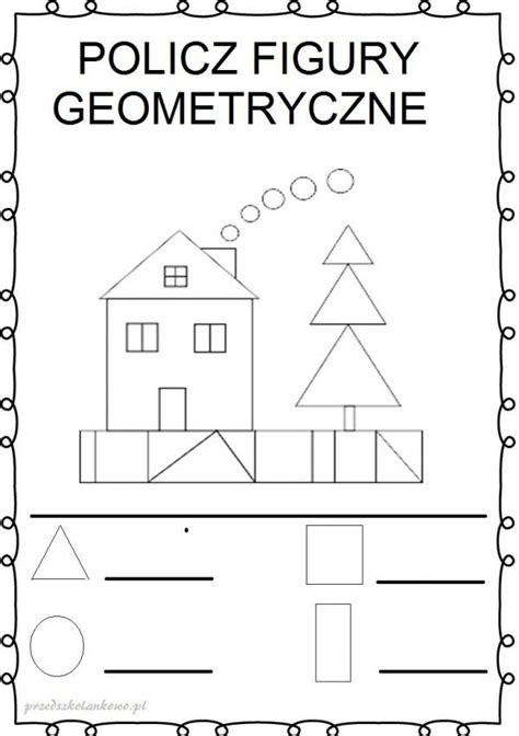 Figury Geometryczne Karty Pracy Zestaw Przedszkolankowo