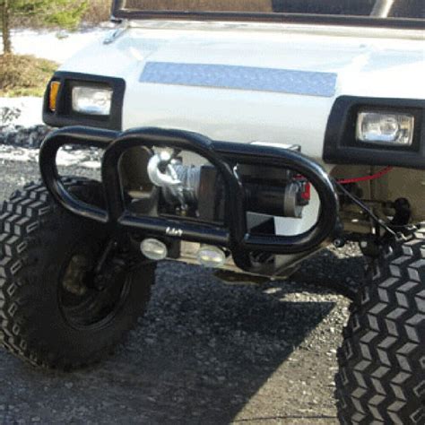 1981-Up Club Car DS - Jakes Front Bumper with Winch Mount