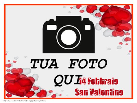 Cartolina De Febbraio San Valentino Con Le Vostre Foto Crea