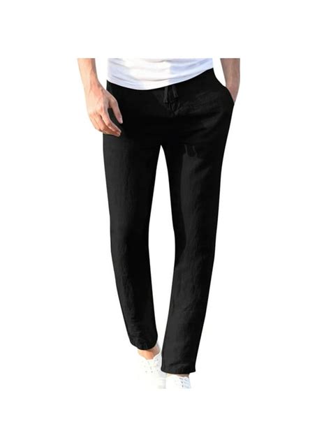 Men Elastic Waist Pants