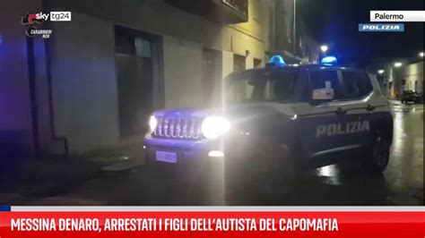 Matteo Messina Denaro Arrestati Anche I Figli Dell Autista Video Sky