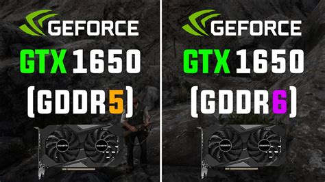 GTX 1650 GDDR5 Vs GTX 1650 GDDR6 Test In 8 Games YouTube