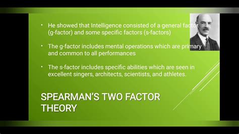 Spearmans Two Factor Theory Of Intelligence I Plus Two I Degree I Pgi