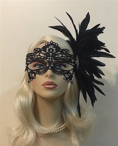 Crystal Lace Mask Masquerade Ball Mask Eyes Wide Shut Wedding