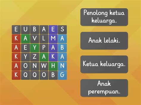 Keluarga Wordsearch