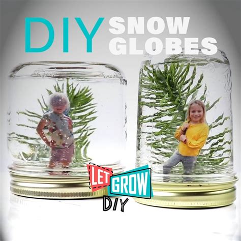 Make Your Own Snow Globe Snow Globe Crafts Preschool Christmas