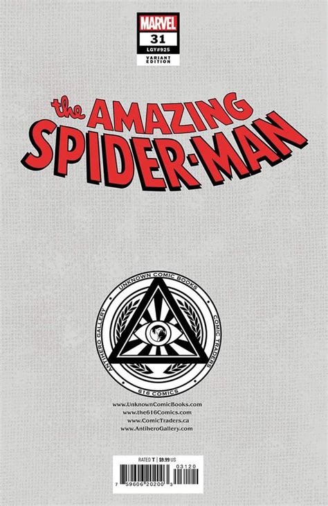 Amazing Spider Man 31 Tyler Kirkham Trade Dress Variant The 616 Comics