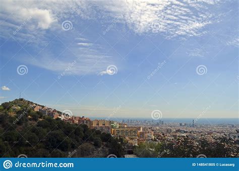 Opini N Del Paisaje Urbano De Barcelona Espa A Del Parque Guell De