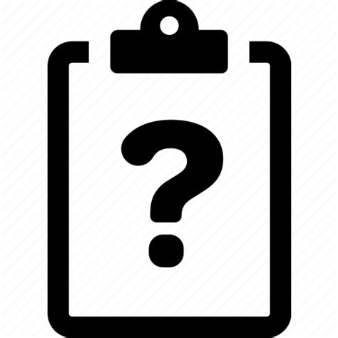 Infomation Issue Question Questionnaire Quiz Survey Test Icon