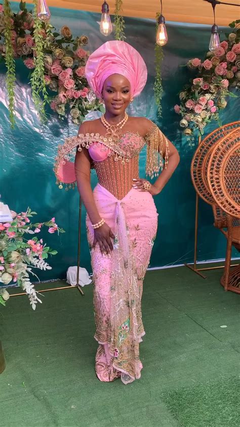 Pin By Oluwalayomi Olatunbi On Long Gowns Nigerian Lace Dress