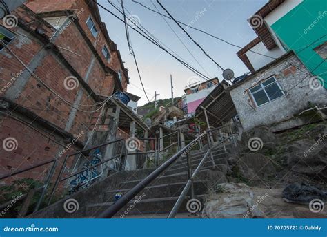 Favela in Rio de Janeiro editorial photo. Image of brick - 70705721