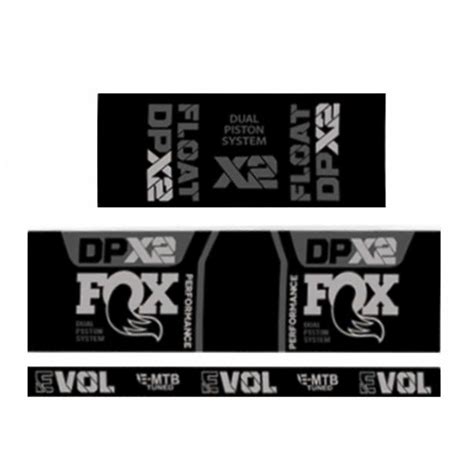 Rear shock sticker fox dpx2 performance e-mtb tuned 2022: buy it now on Bikestickers.eu | Bike ...