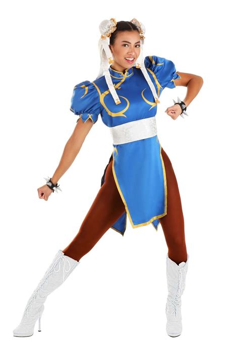 Exclusive Street Fighter Chun Li Costume For Women Chun Li Costume Street Fighter Costumes