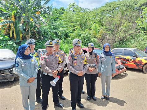 Polres Tangerang Selatan Gandeng Jasa Raharja Tangerang Melakukan Aksi Keselamatan Cegah