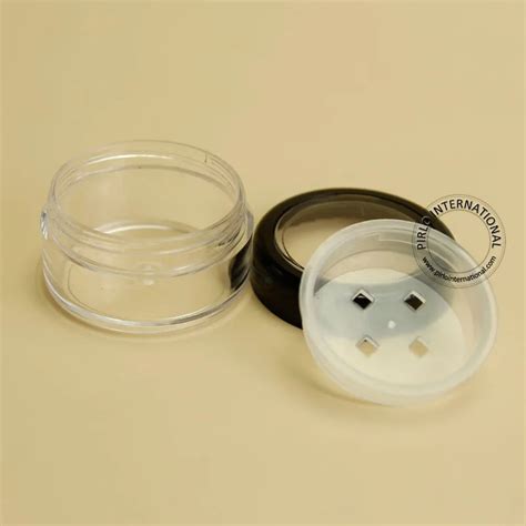 Wholesale High Quality G Empty Plastic Loose Powder Jars With Sifter